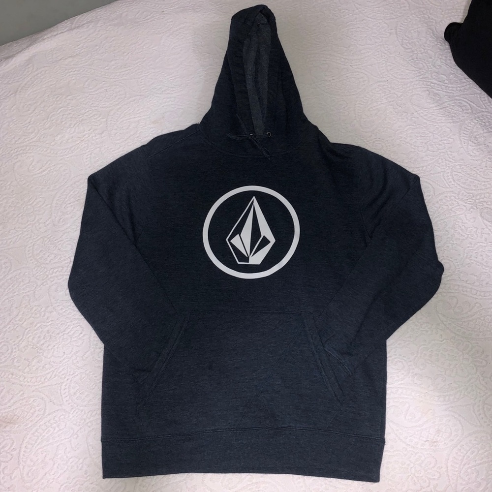 Volcom Stone Men’s M Blue Hoodie with Large Logo